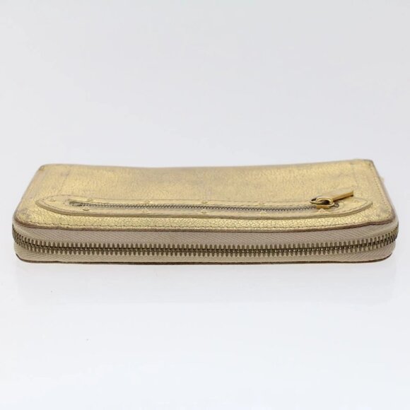 LOUIS VUITTON Zippy Wallet Long Wallet Suhari Gold M95569 LV Auth 45569 - Picture 6 of 14